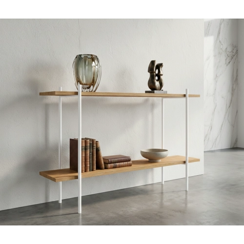 KONSOLA Z DREWNA LITEGO DĄB OLCHA JESION SKD-370